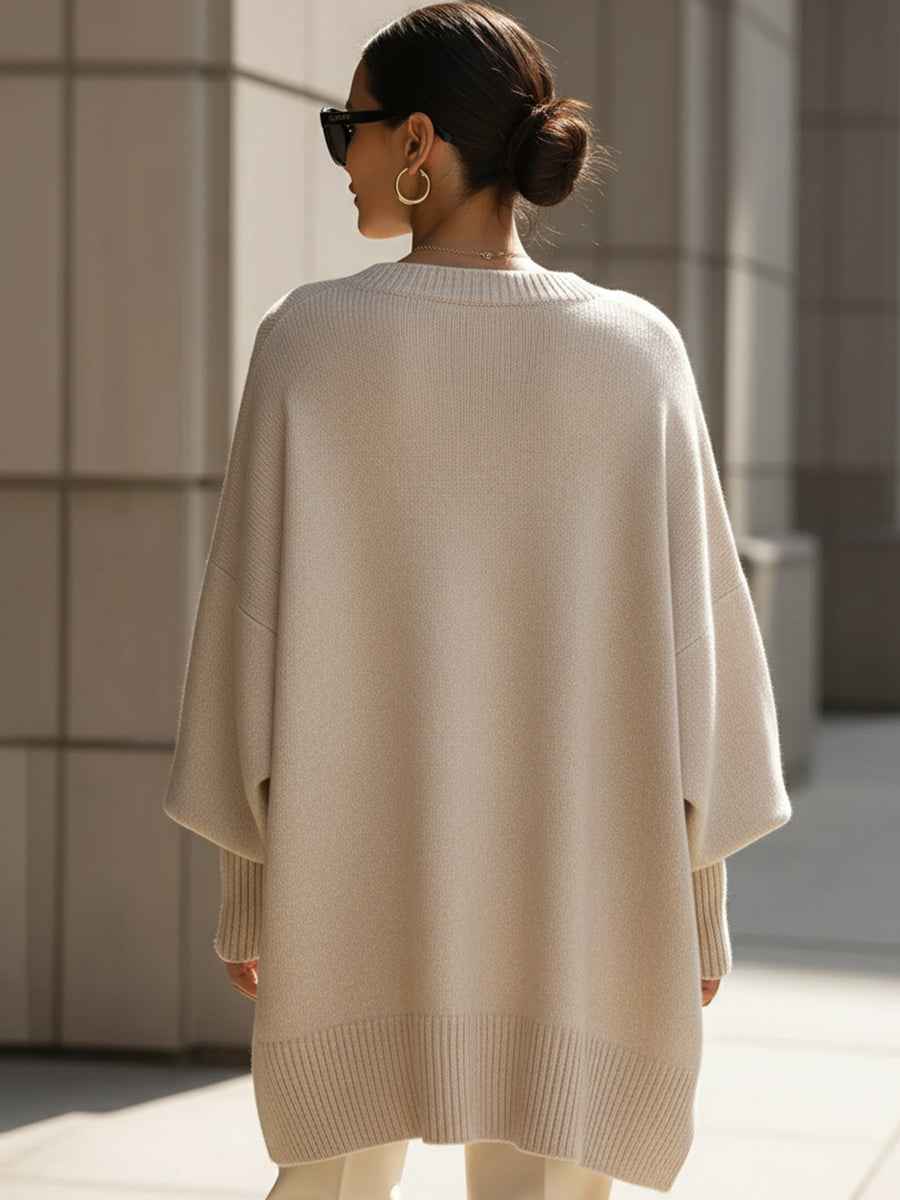 Mandy – Poncho oversize : Élégance stylée et sans effort