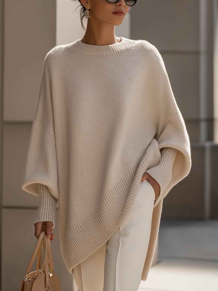 Mandy – Poncho oversize : Élégance stylée et sans effort