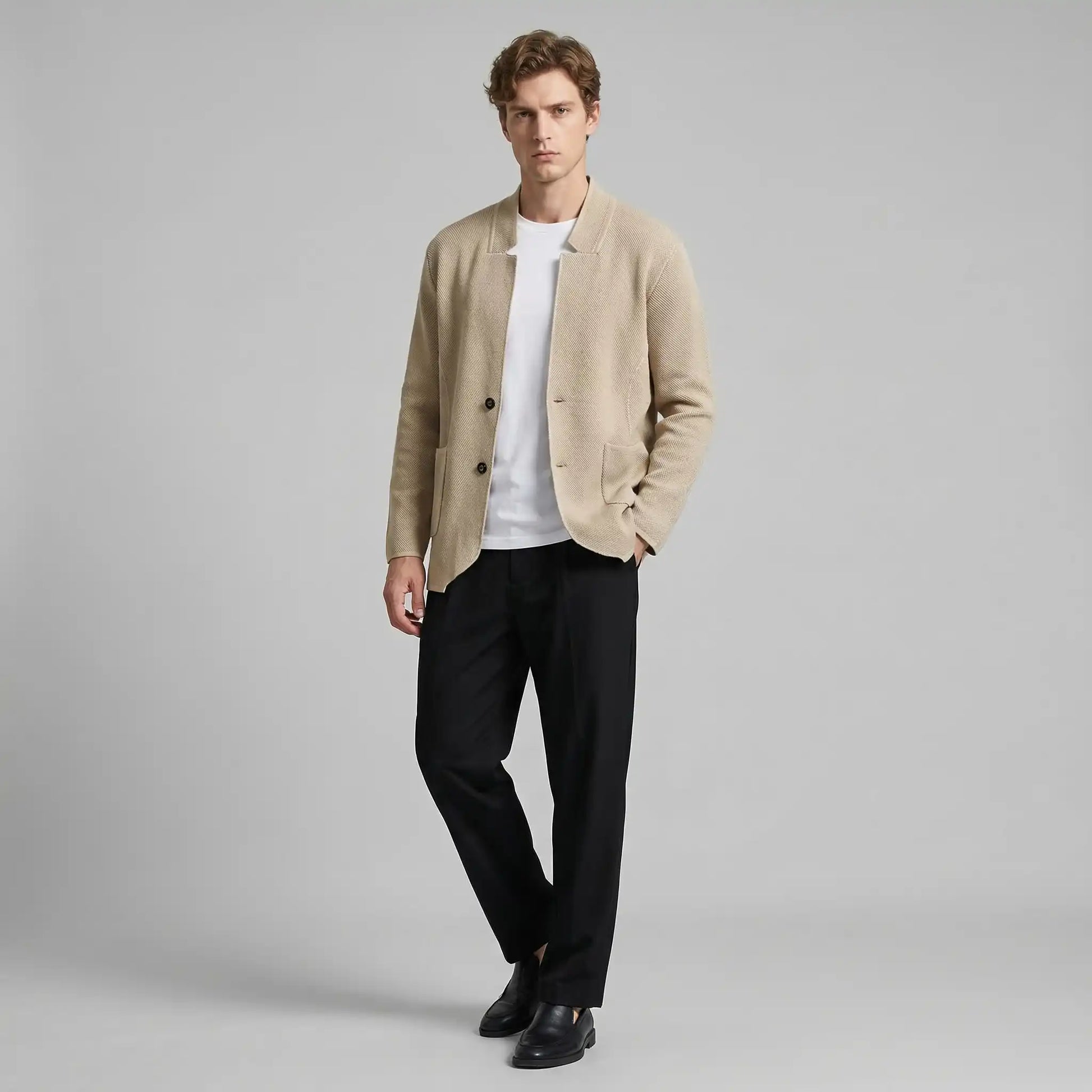Elegant och Praktisk Herrcardigan Herrmode
