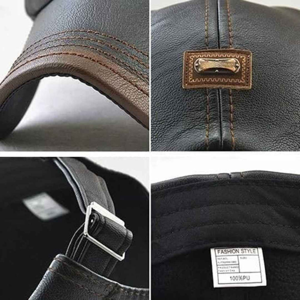 FlatCap™ – Béret en cuir rétro pour hommes, élégant et intemporel (1 acheté, 1 offert)