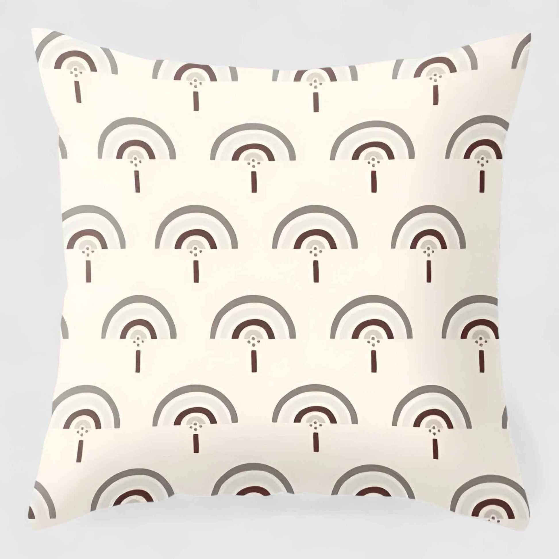 Housses de coussin : Housse de Coussin 40x40 en Tissu Naturel Végétal dans 13 de Marche Lino