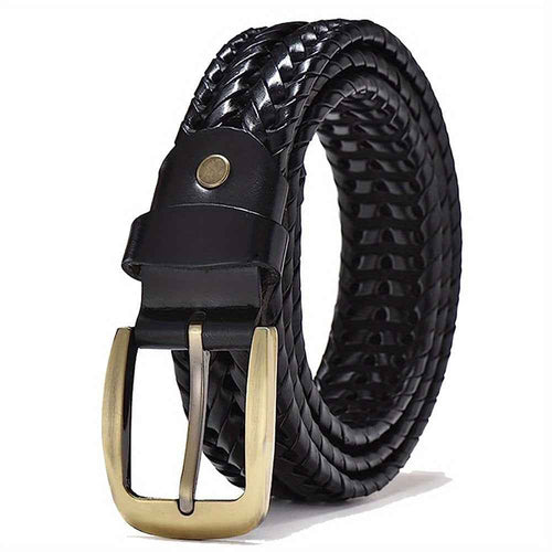 1x Ceinture tressée élégante pour hommes – Élégante et durable