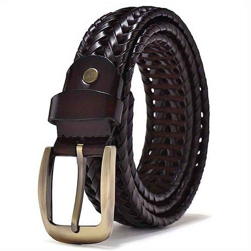 1x Ceinture tressée élégante pour hommes – Élégante et durable