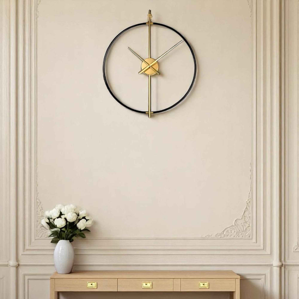 Horloges murales : Grande Horloge Murale Vintage Bois dans de Marche Lino