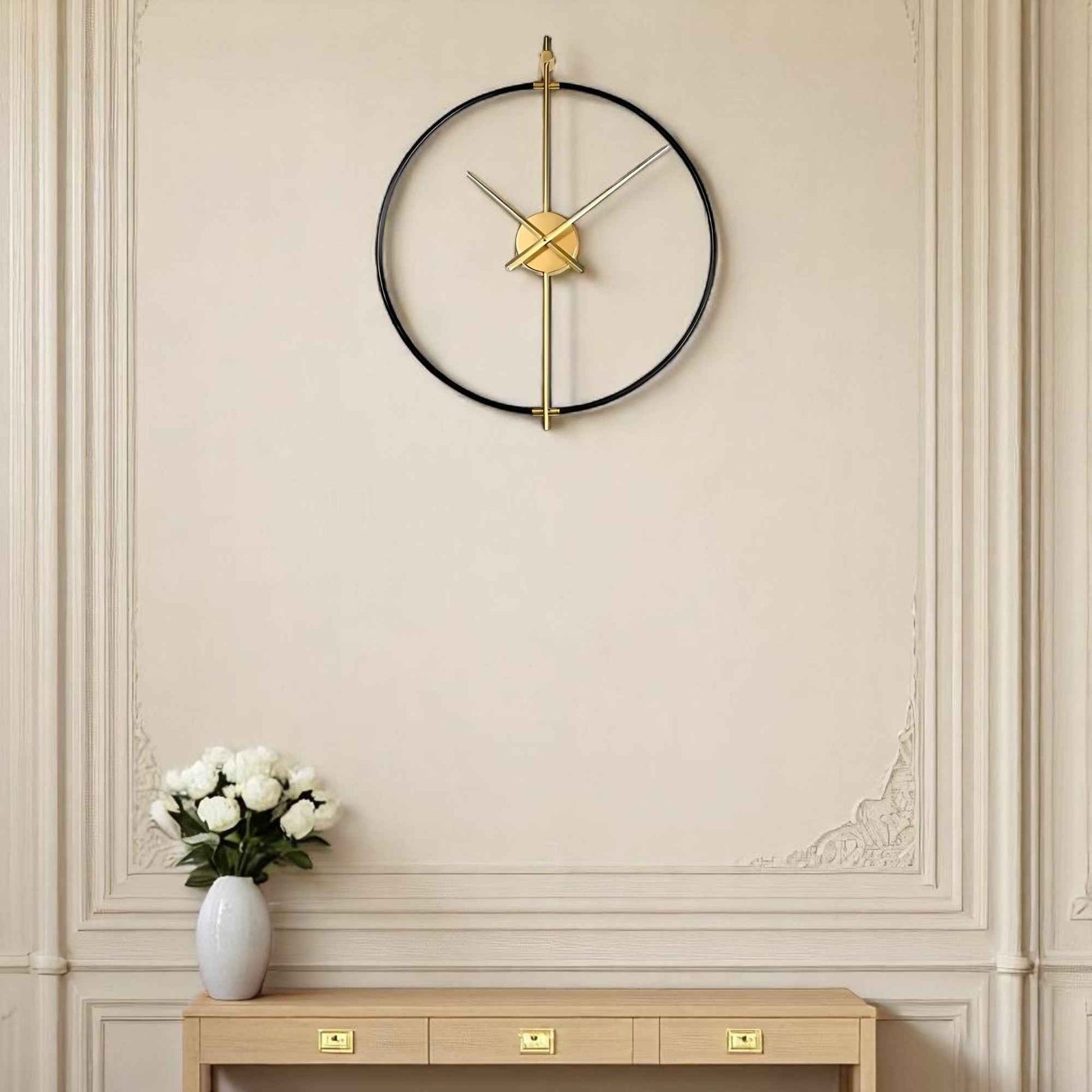 Horloges murales : Grande Horloge Murale Vintage Bois dans de Marche Lino