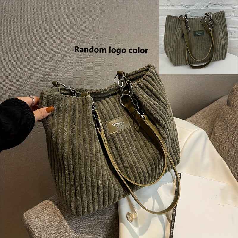 S.F.Y. || Modieuze Corduroy Kettingtas
