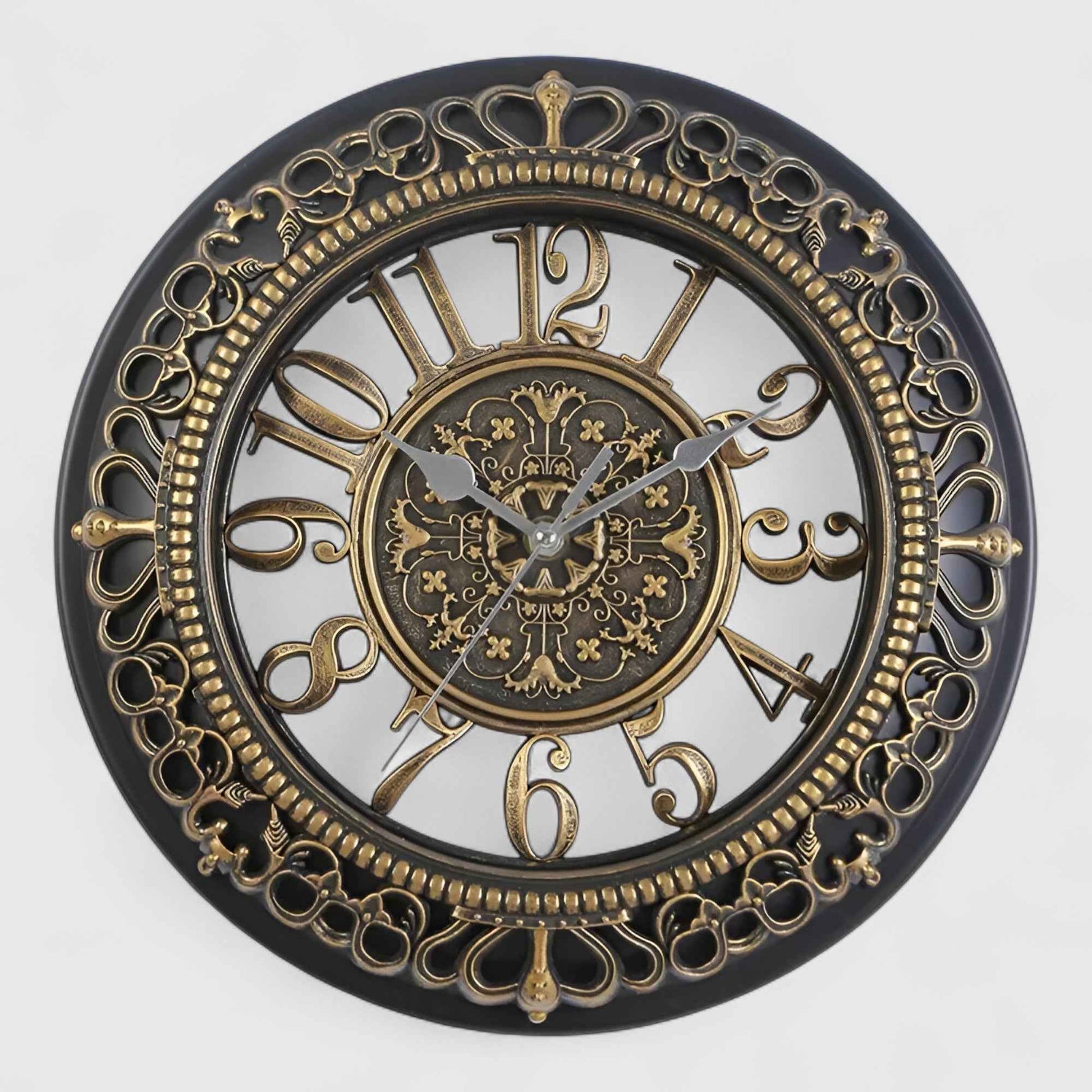 Horloges murales : Horloge Murale en Acrylique Quartz Moderne et Élégante dans Or de Marche Lino