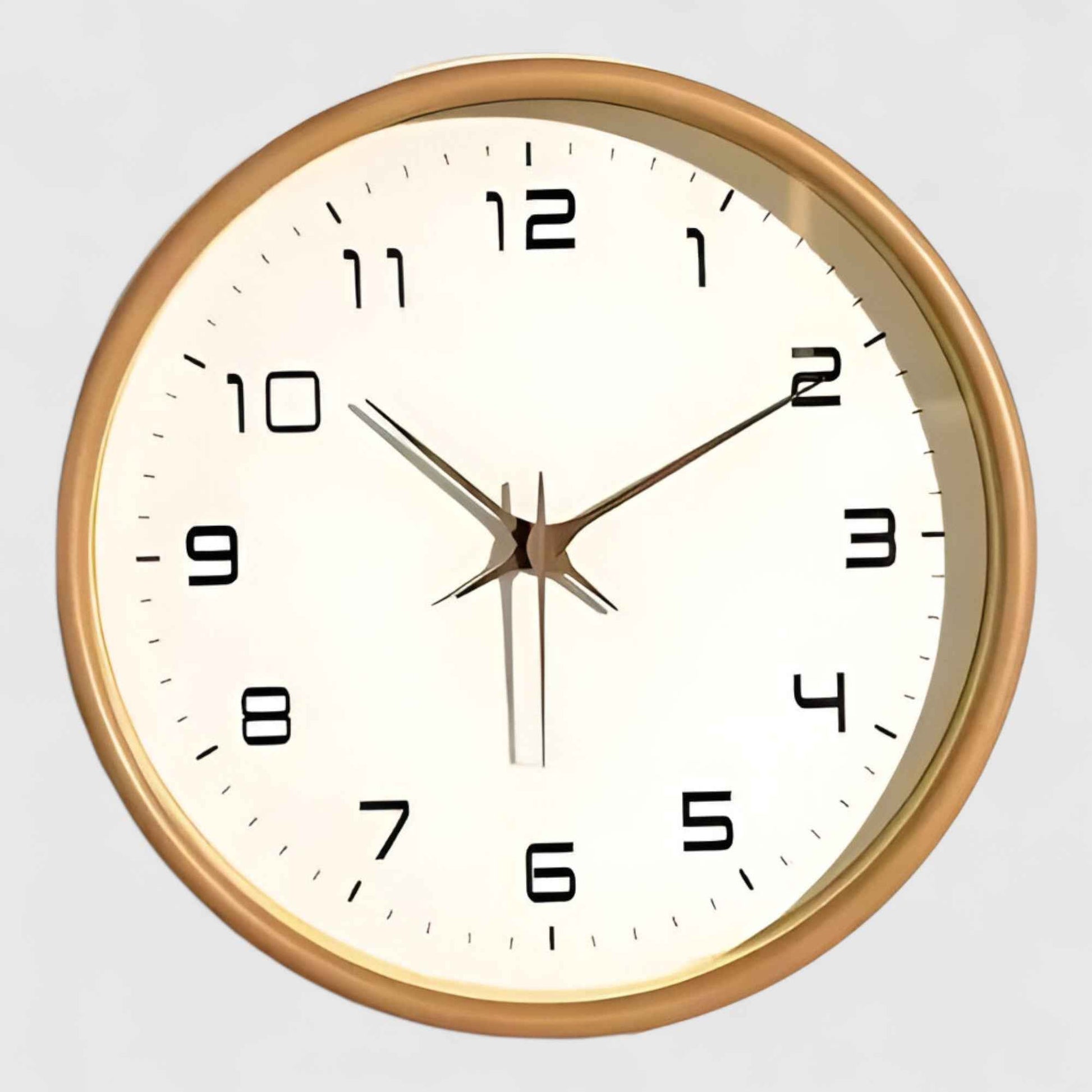 Horloges murales : Horloge Murale Design Bois Élégante dans Marron foncé de Marche Lino