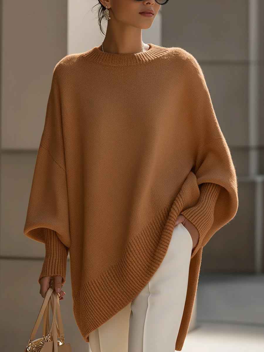 Mandy – Poncho oversize : Élégance stylée et sans effort