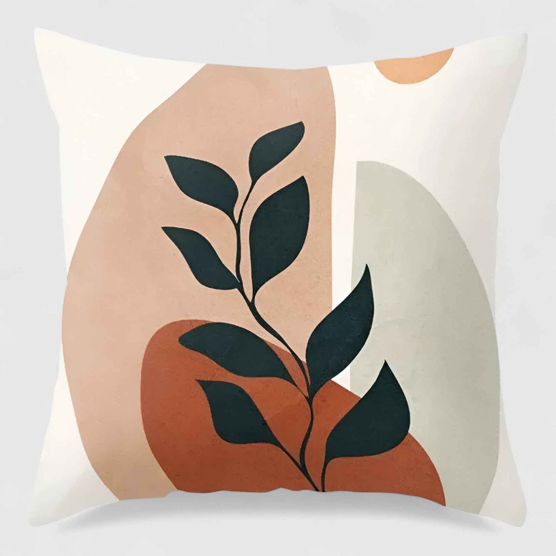 Housses de coussin : Housse de Coussin 40x40 en Tissu Naturel Végétal dans 2 de Marche Lino