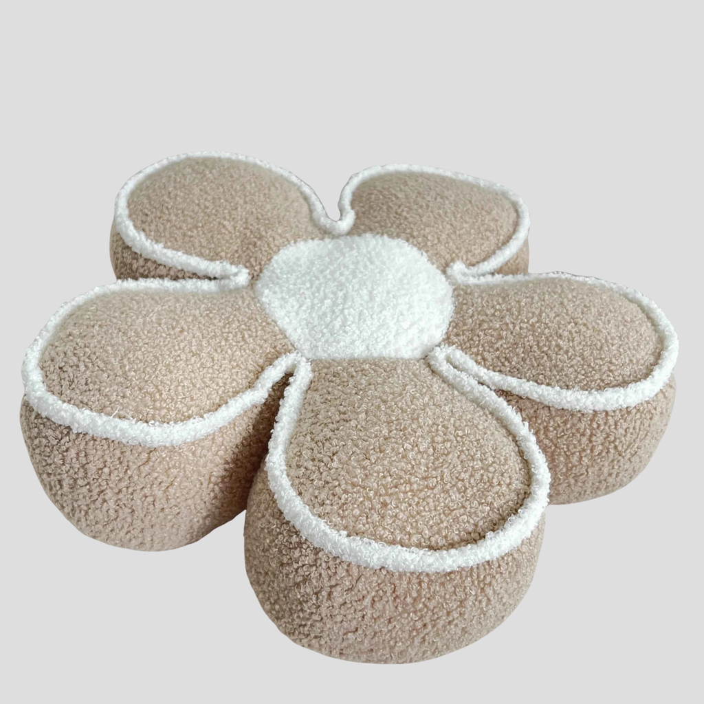 Coussin Décoratif en Forme de Tournesol Coton