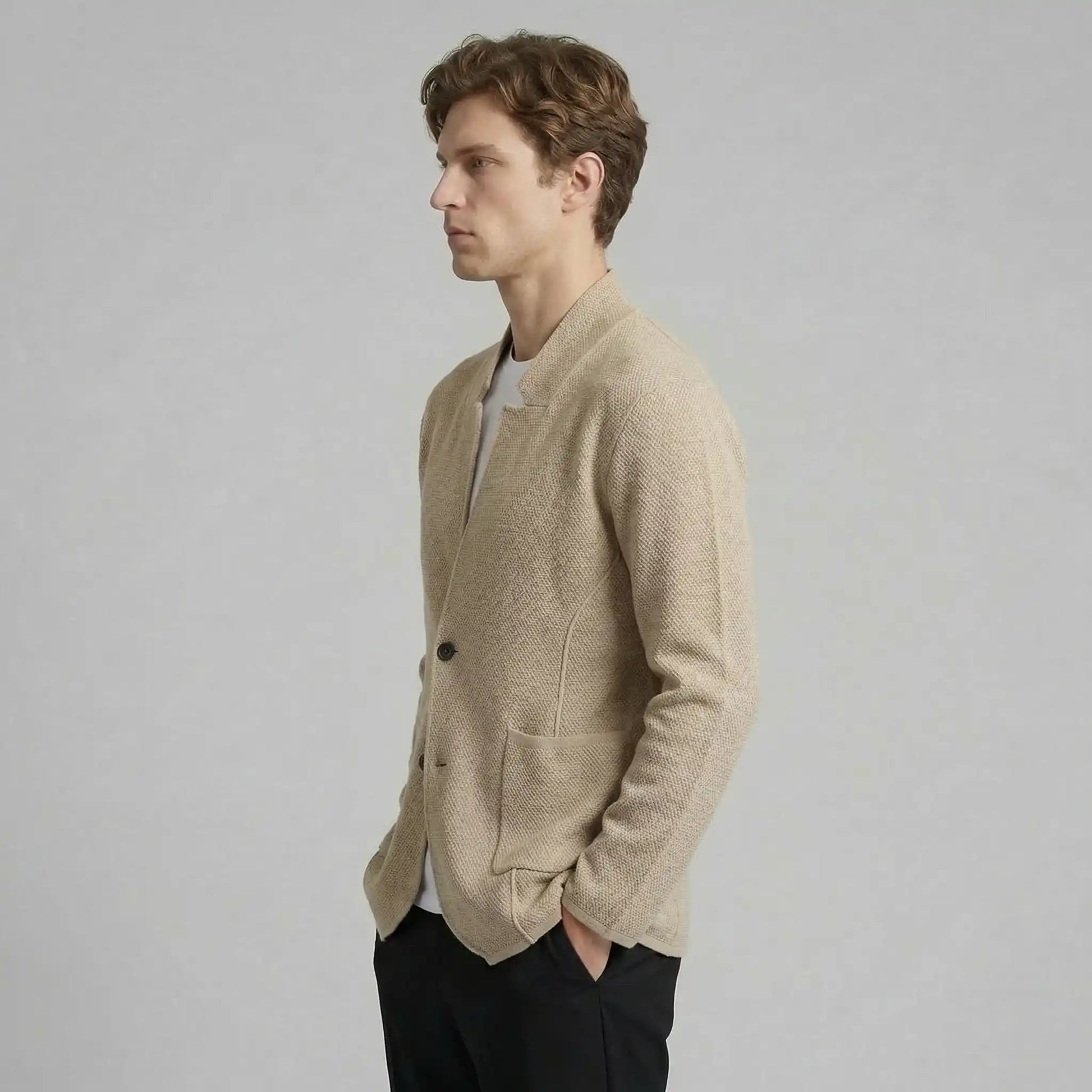 Elegant och Praktisk Herrcardigan Herrmode
