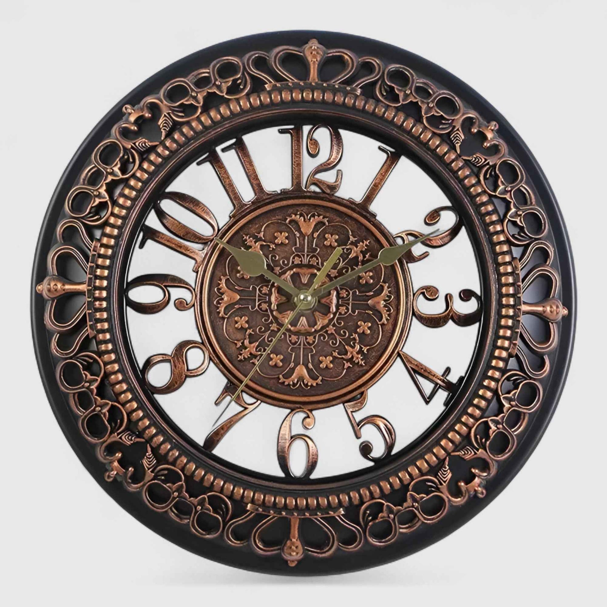 Horloges murales : Horloge Murale en Acrylique Quartz Moderne et Élégante dans Cuivre de Marche Lino