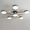 Plafón LED redondo, para iluminación de madera – Calidad premium