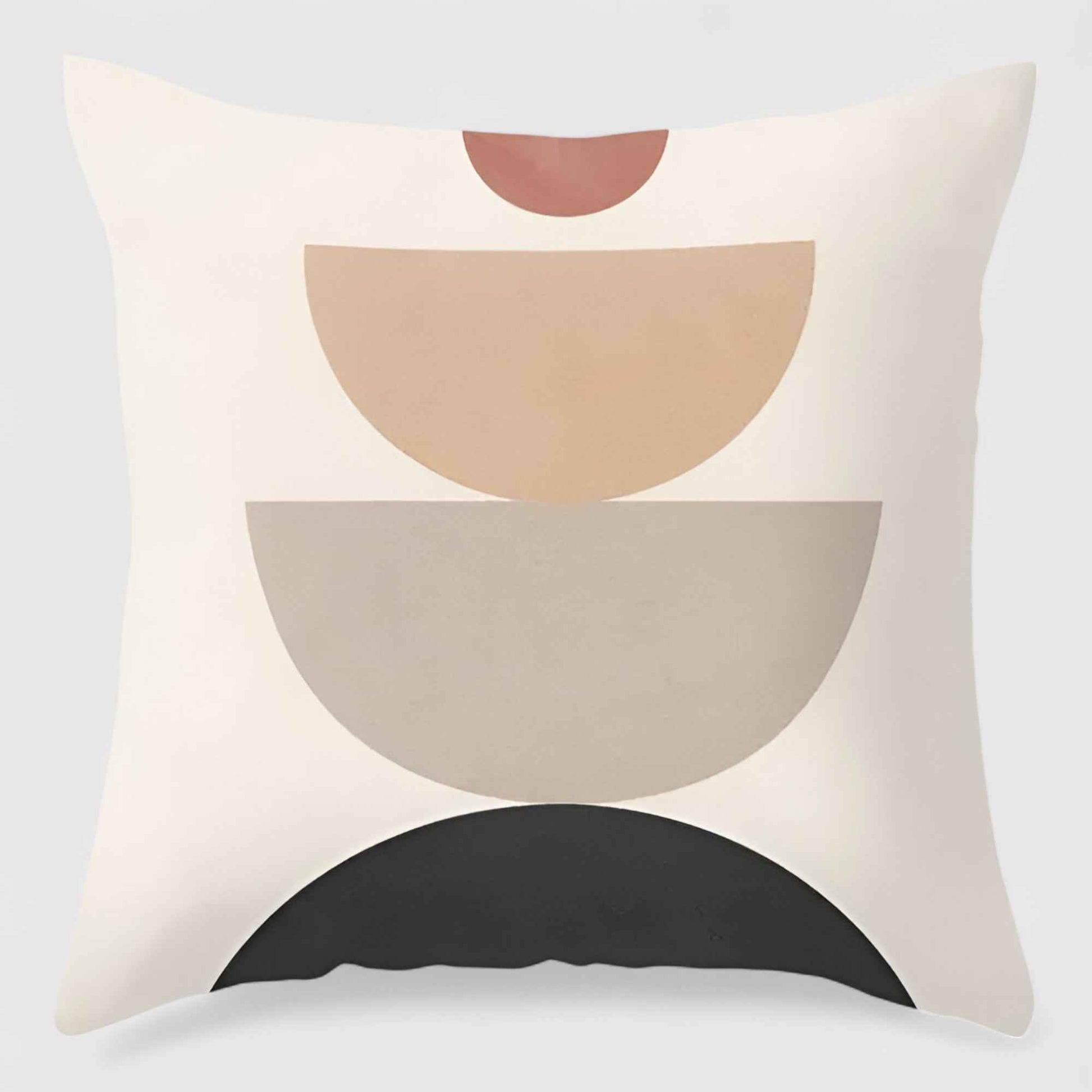 Housses de coussin : Housse de Coussin 40x40 en Tissu Naturel Végétal dans 3 de Marche Lino
