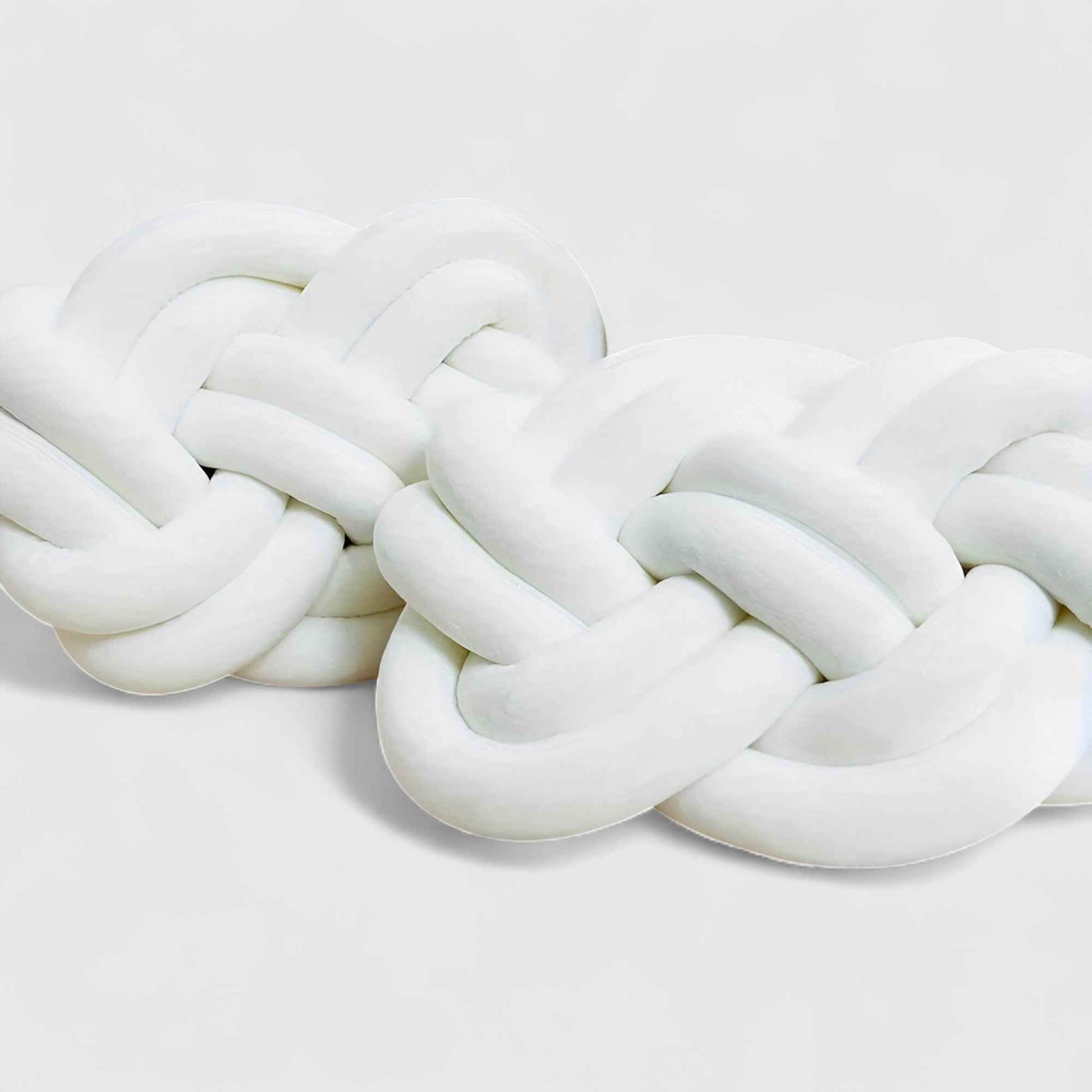 Coussins décoratifs : Ensemble Oreillers Décoratifs Peluche - 2 Oreillers Doux et Chic dans Blanc Pur de Marche Lino