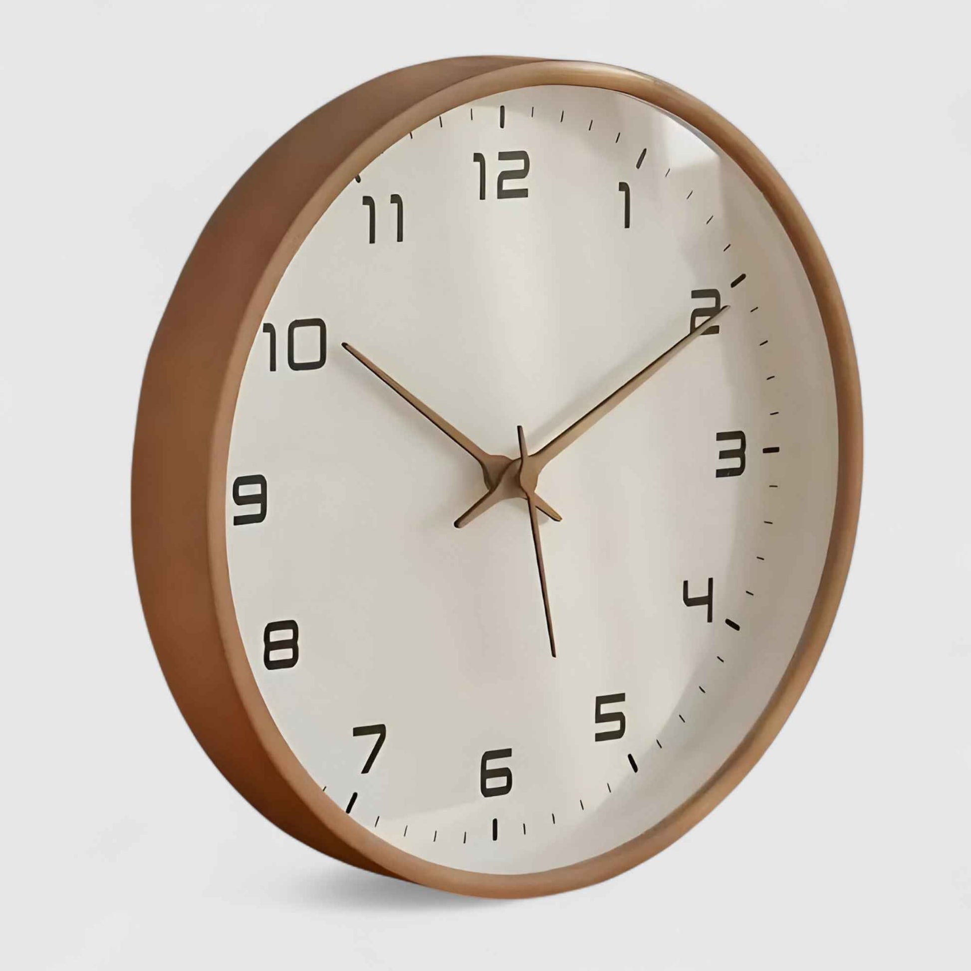 Horloges murales : Horloge Murale Design Bois Élégante dans de Marche Lino