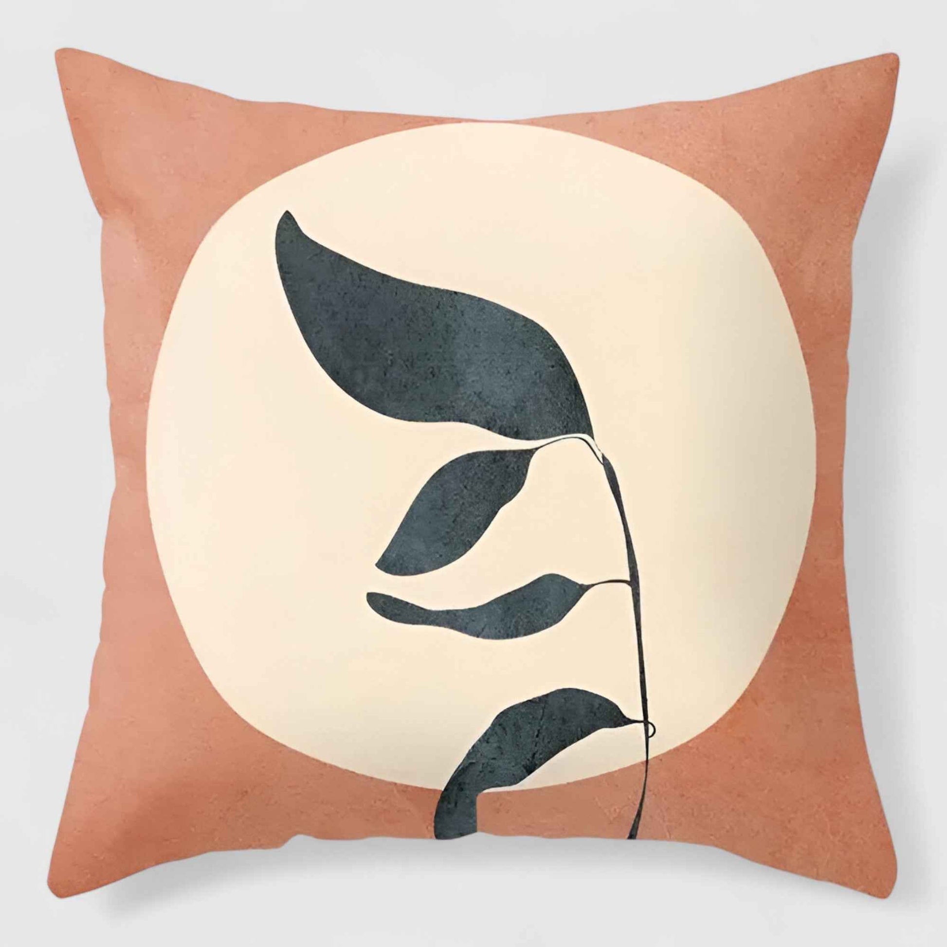 Housses de coussin : Housse de Coussin 40x40 en Tissu Naturel Végétal dans 4 de Marche Lino