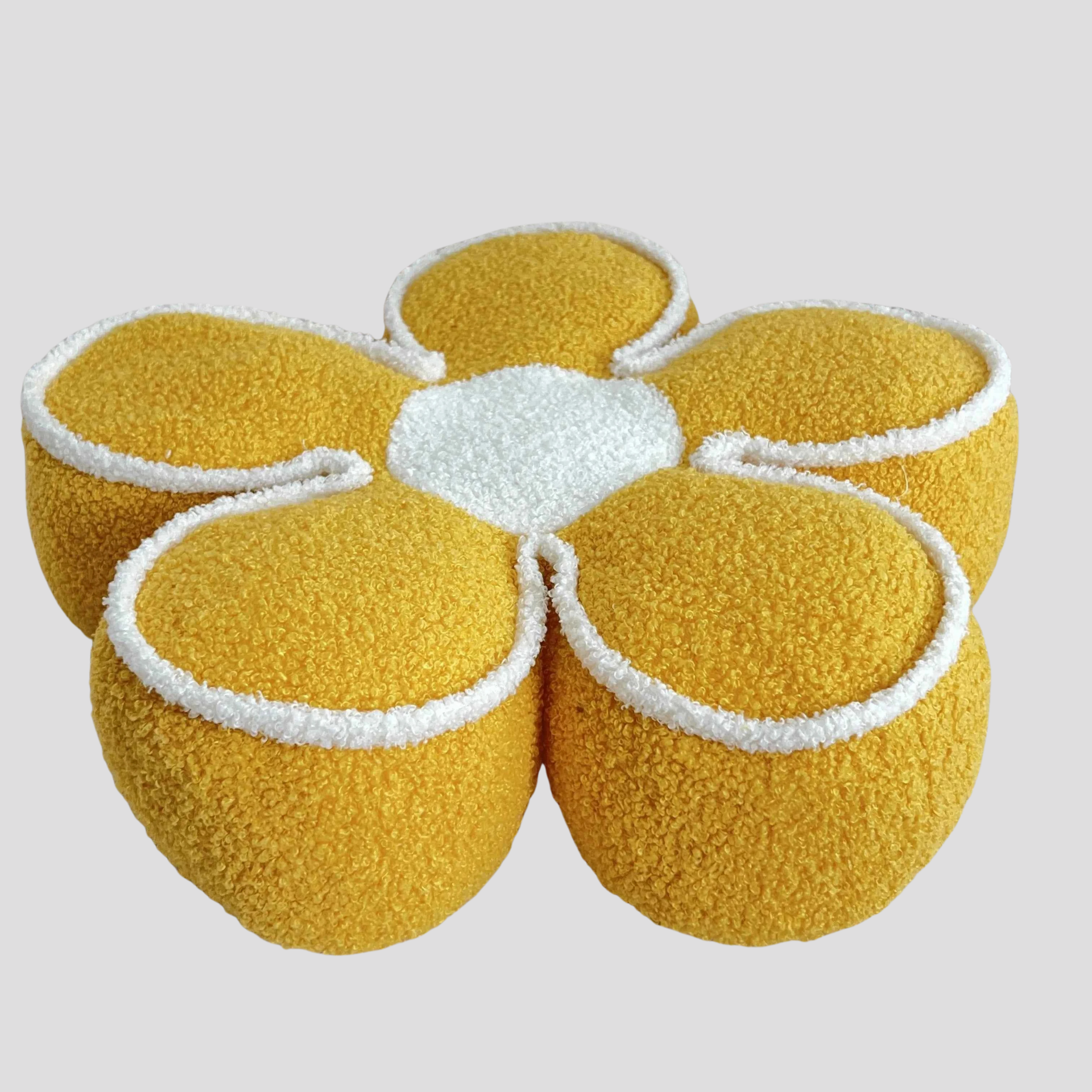 Coussin Décoratif en Forme de Tournesol Coton