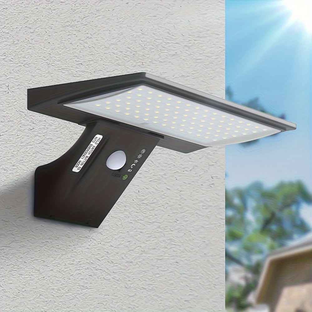 SmartSolar - Lampe LED solaire extérieure avec détecteur de mouvement – Lumière claire, sans fil et lumière toujours gratuite