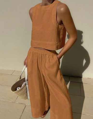 Ensemble Deux Pièces Classique – Élégant et Confortable, Parfait pour le Travail et le Style Urbain du Week-end