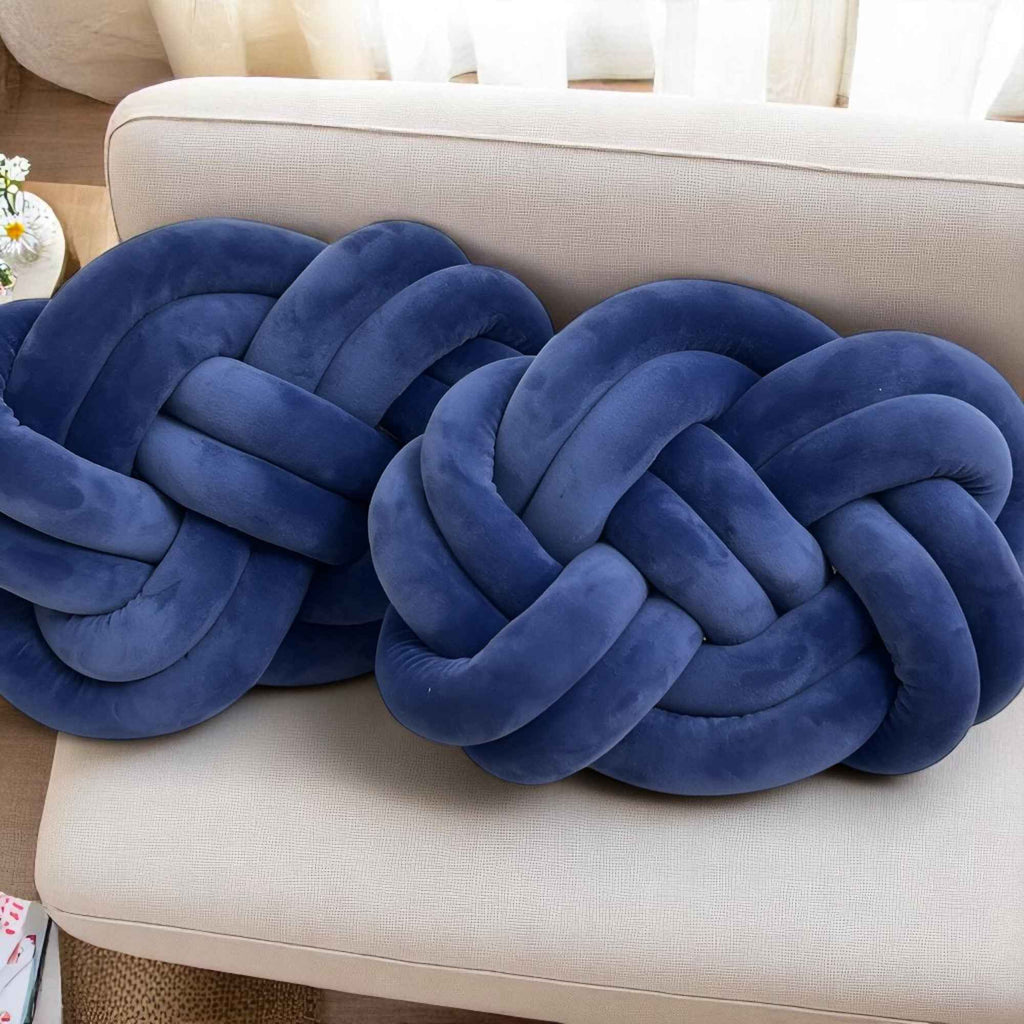 Coussins décoratifs : Ensemble Oreillers Décoratifs Peluche - 2 Oreillers Doux et Chic dans de Marche Lino