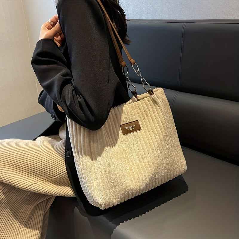 S.F.Y. || Modieuze Corduroy Kettingtas