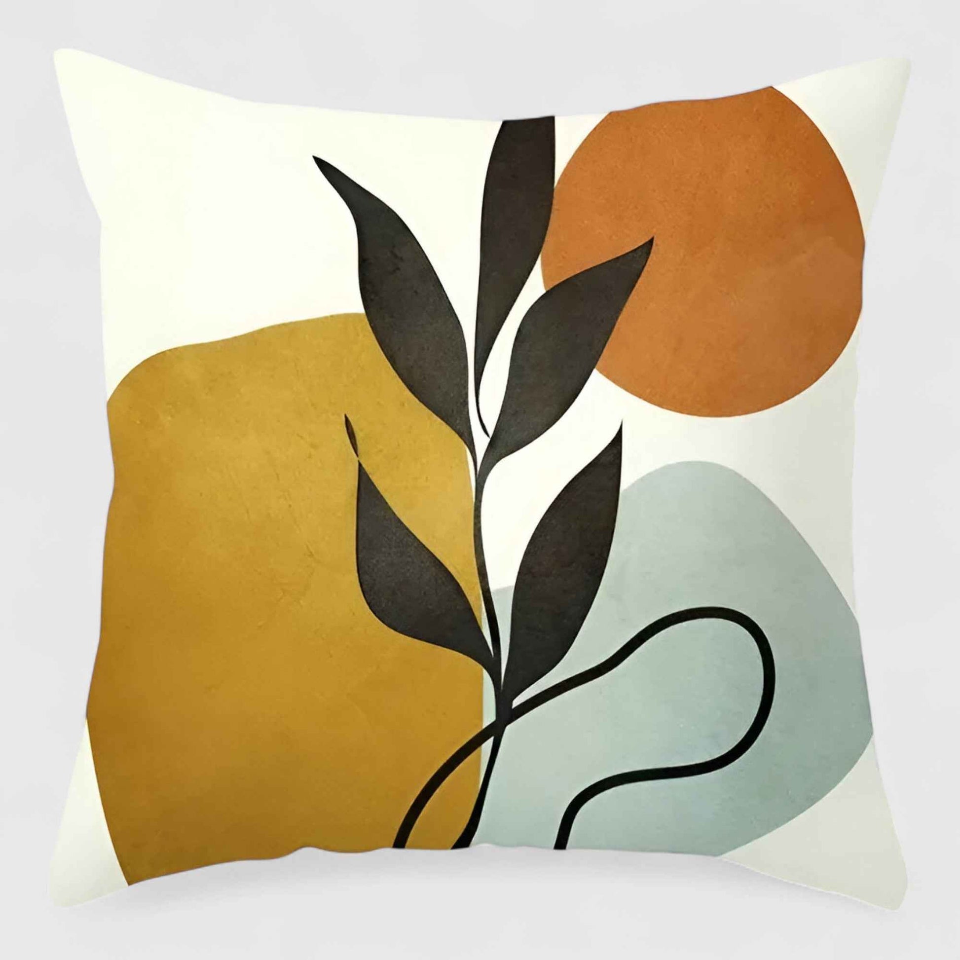 Housses de coussin : Housse de Coussin 40x40 en Tissu Naturel Végétal dans 7 de Marche Lino