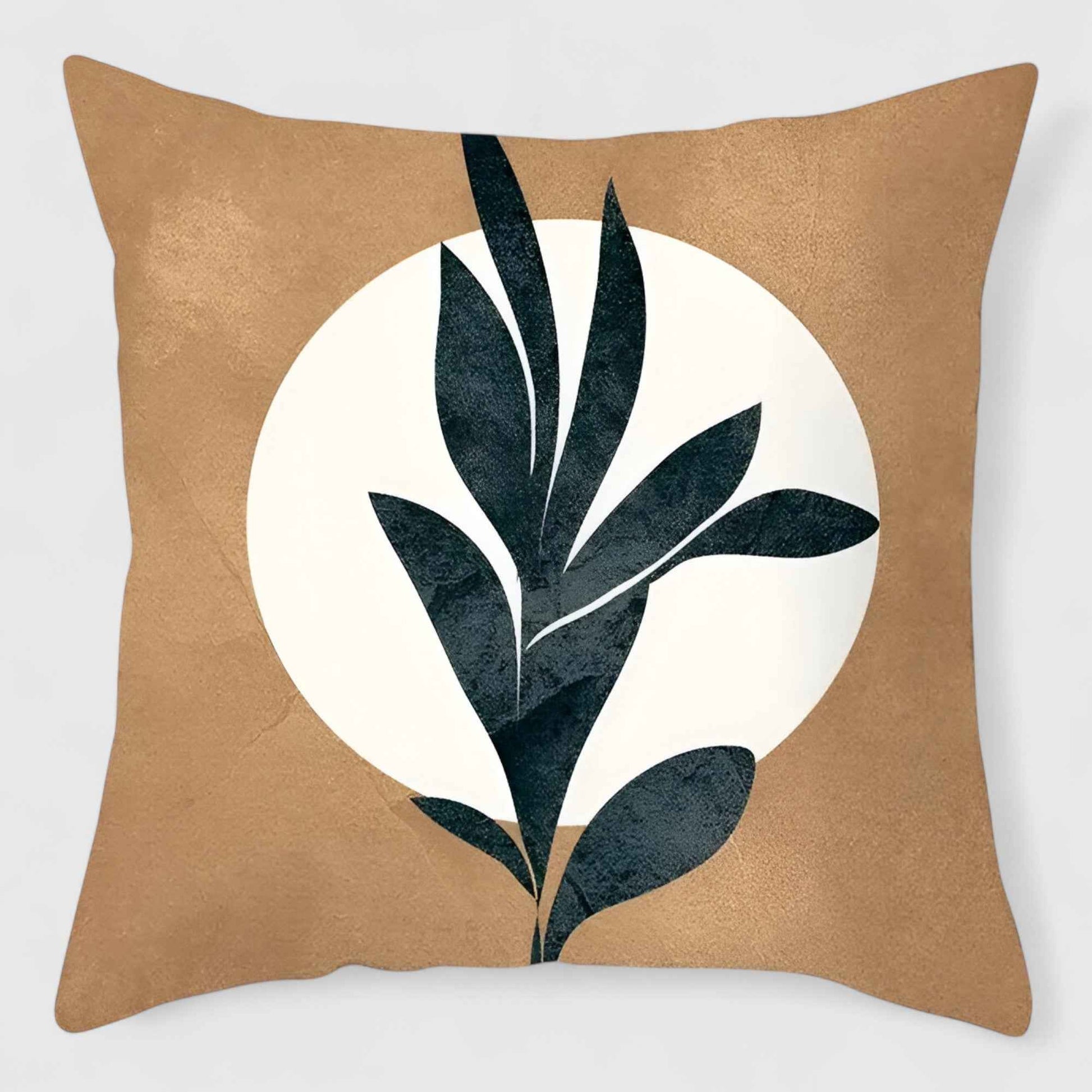 Housses de coussin : Housse de Coussin 40x40 en Tissu Naturel Végétal dans 8 de Marche Lino
