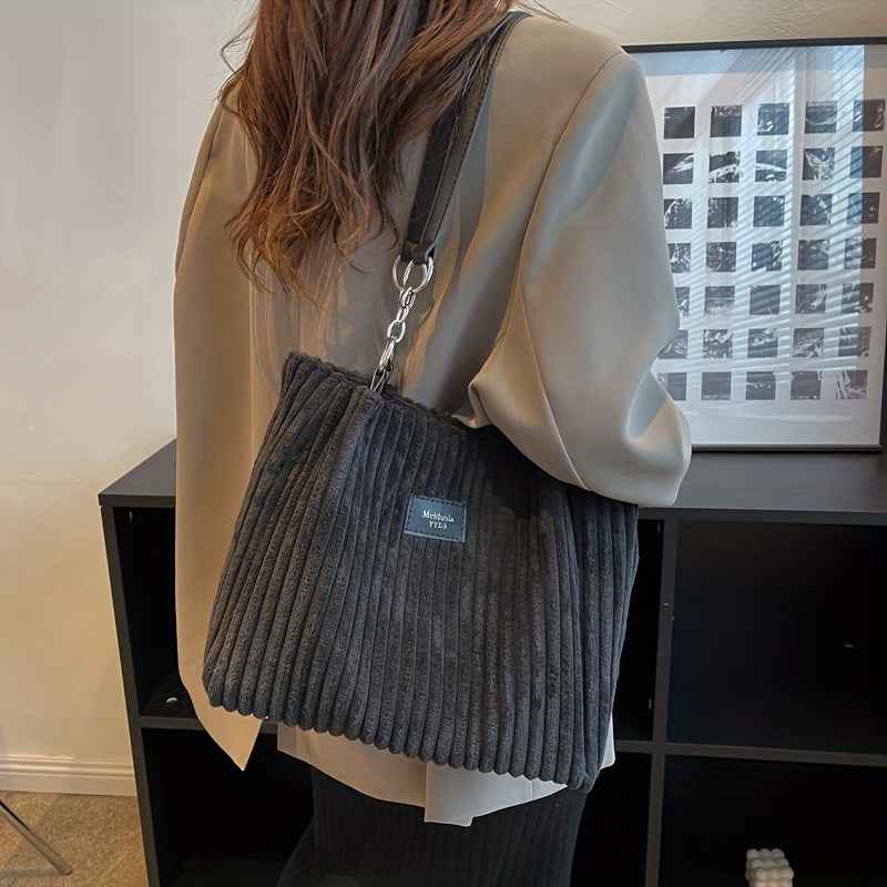 S.F.Y. || Modieuze Corduroy Kettingtas