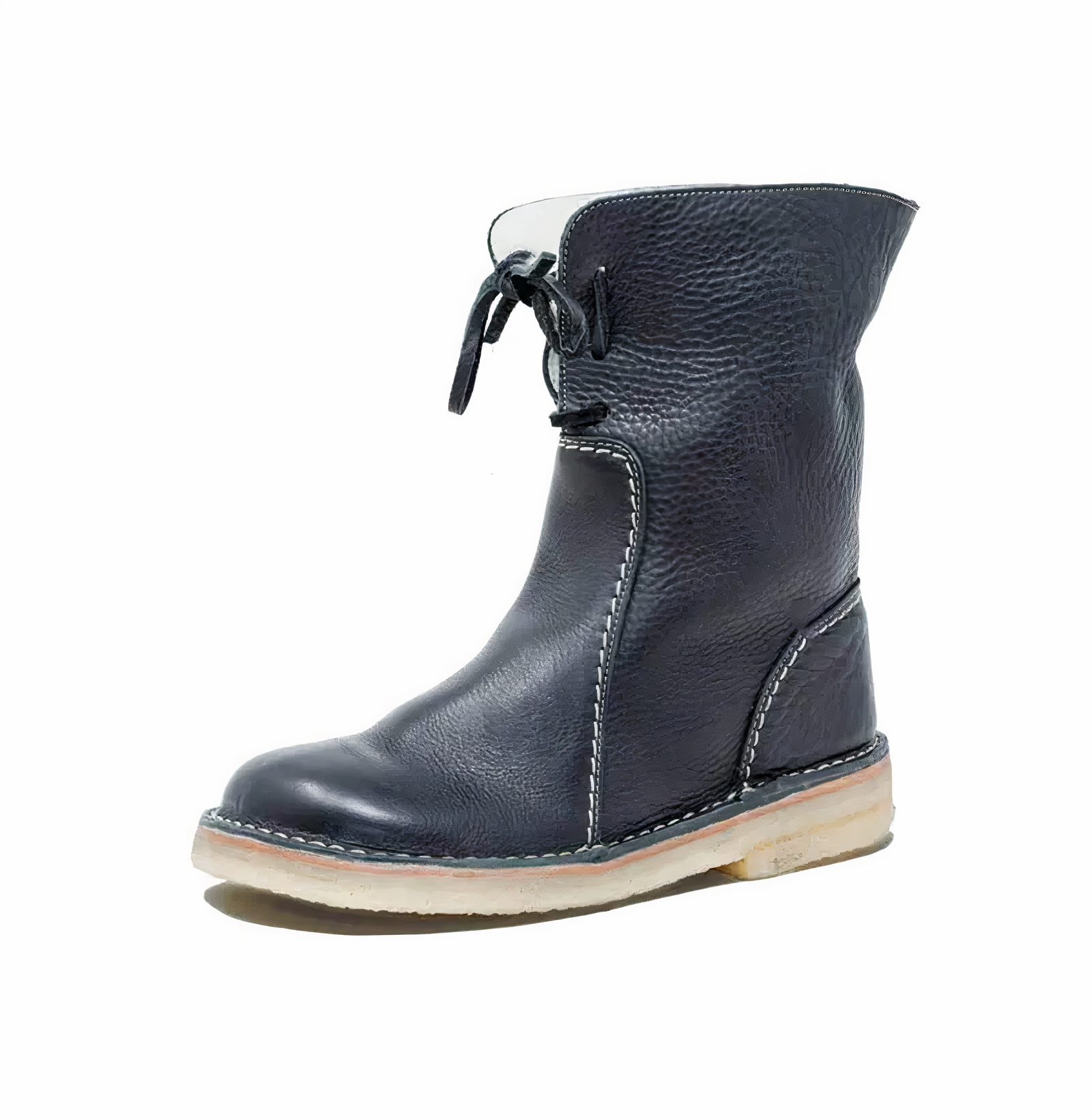 Lässige und schicke knielange Damenlederstiefel für täglichen Stil und Komfort