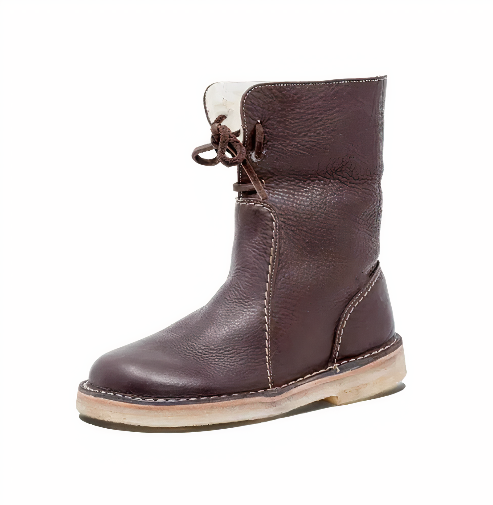 Lässige und schicke knielange Damenlederstiefel für täglichen Stil und Komfort