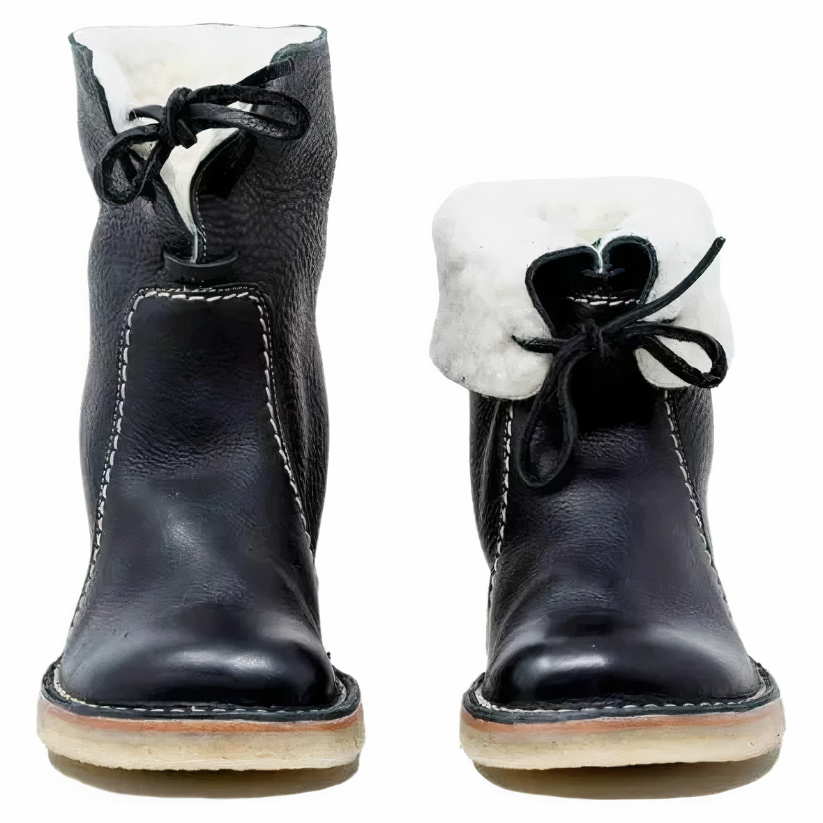 Lässige und schicke knielange Damenlederstiefel für täglichen Stil und Komfort