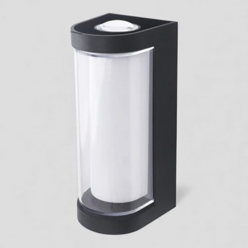 Applique Murale LED Moderne – Intérieur / Extérieur – Aluminium Noir