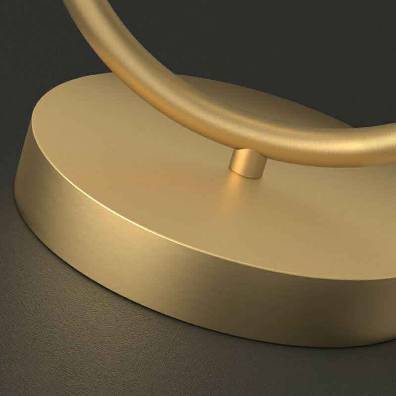 Table Lamp : AuroraDuo Lampe de Table Dorée avec Globes en Verre – Élégance et Luminosité pour Votre Intérieur dans de Marche Lino