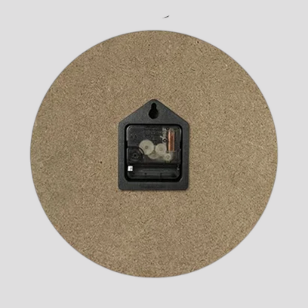 Watch Murale Ronde en Bois – Style Minimaliste