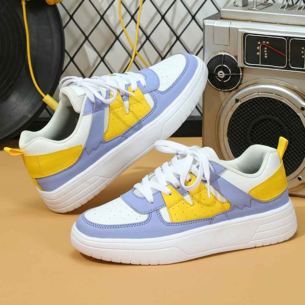 Baskets Femme Confortables à Lacets