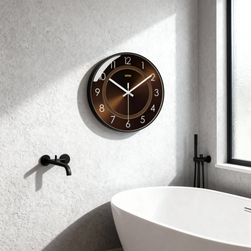 Horloge Murale Design Élégante en Verre