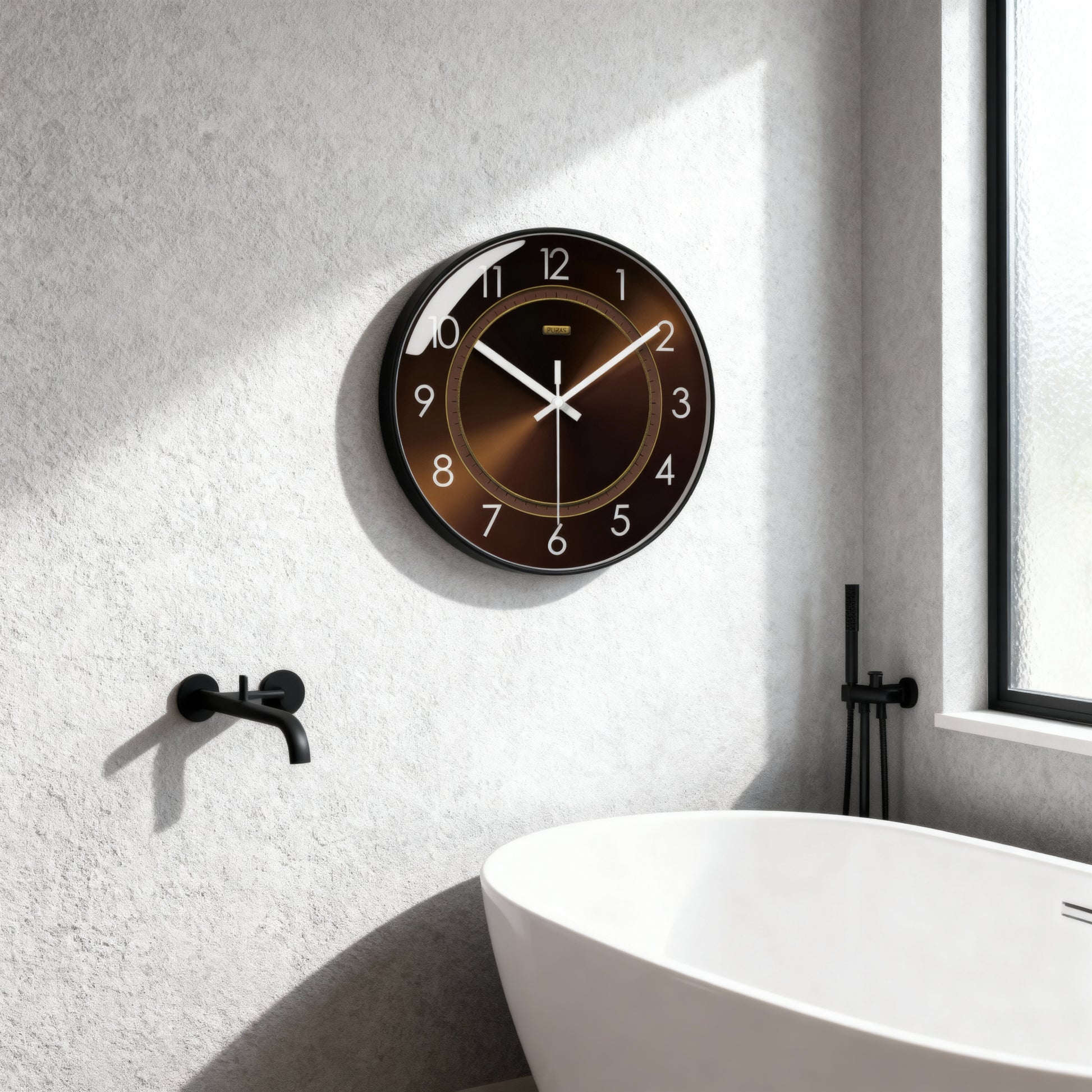 Horloge Murale Design Élégante en Verre