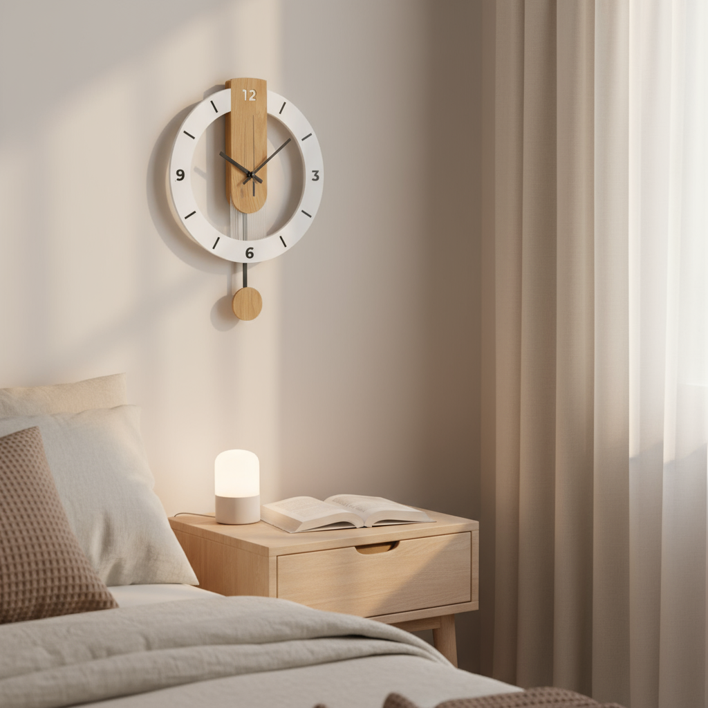 Horloge Murale Design Silencieuse en Acrylique