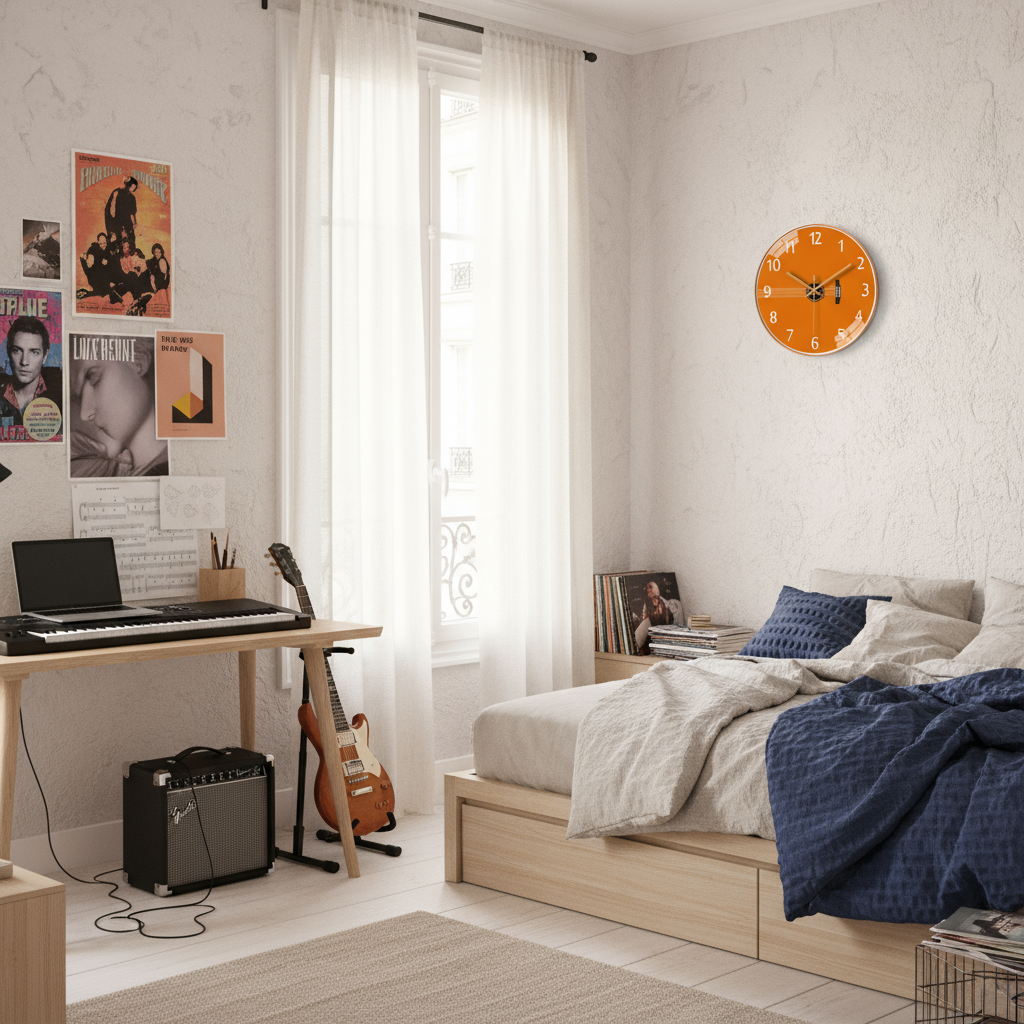 Watch Murale Silencieuse – Style Moderne