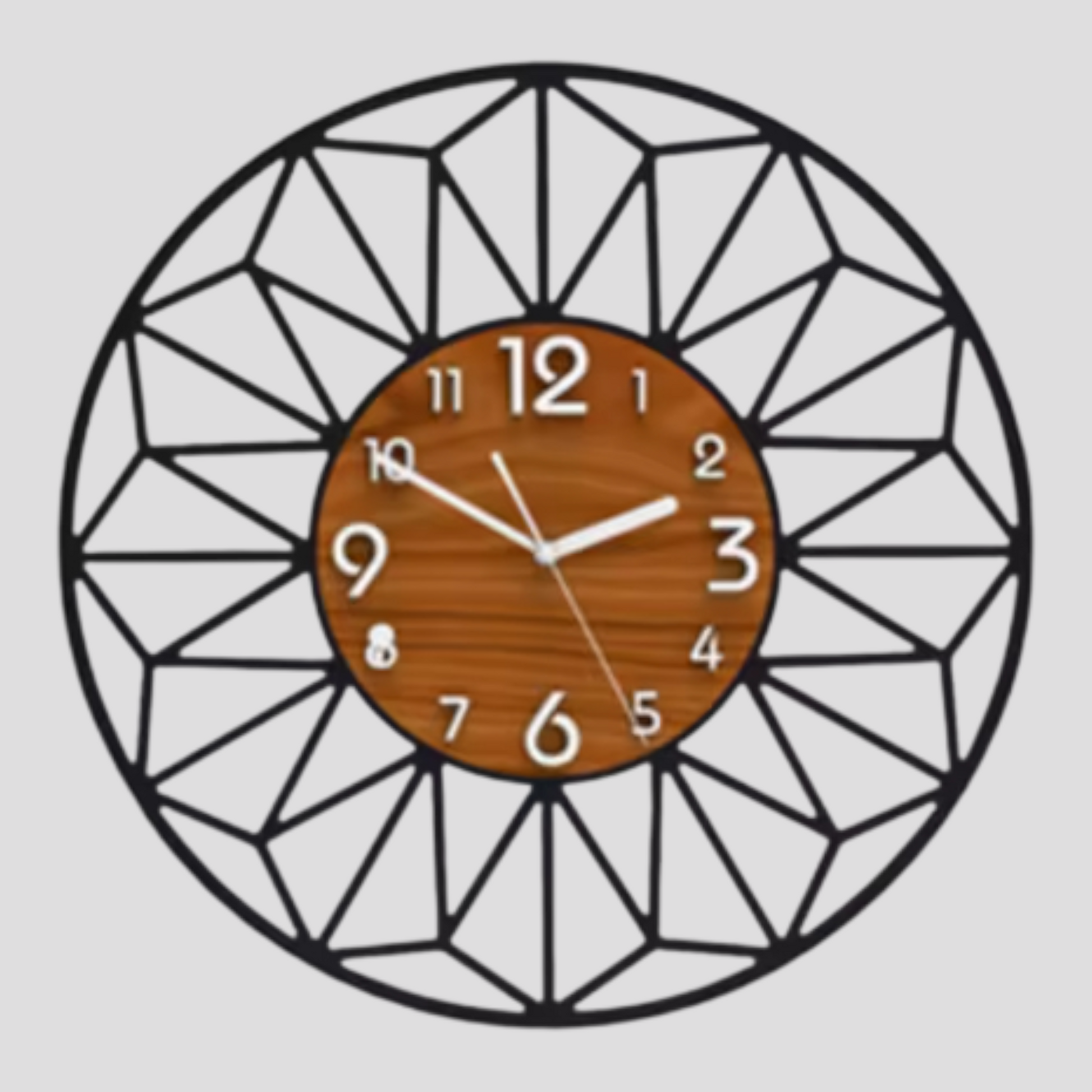 Horloge Murale en Bois au Design Élégant