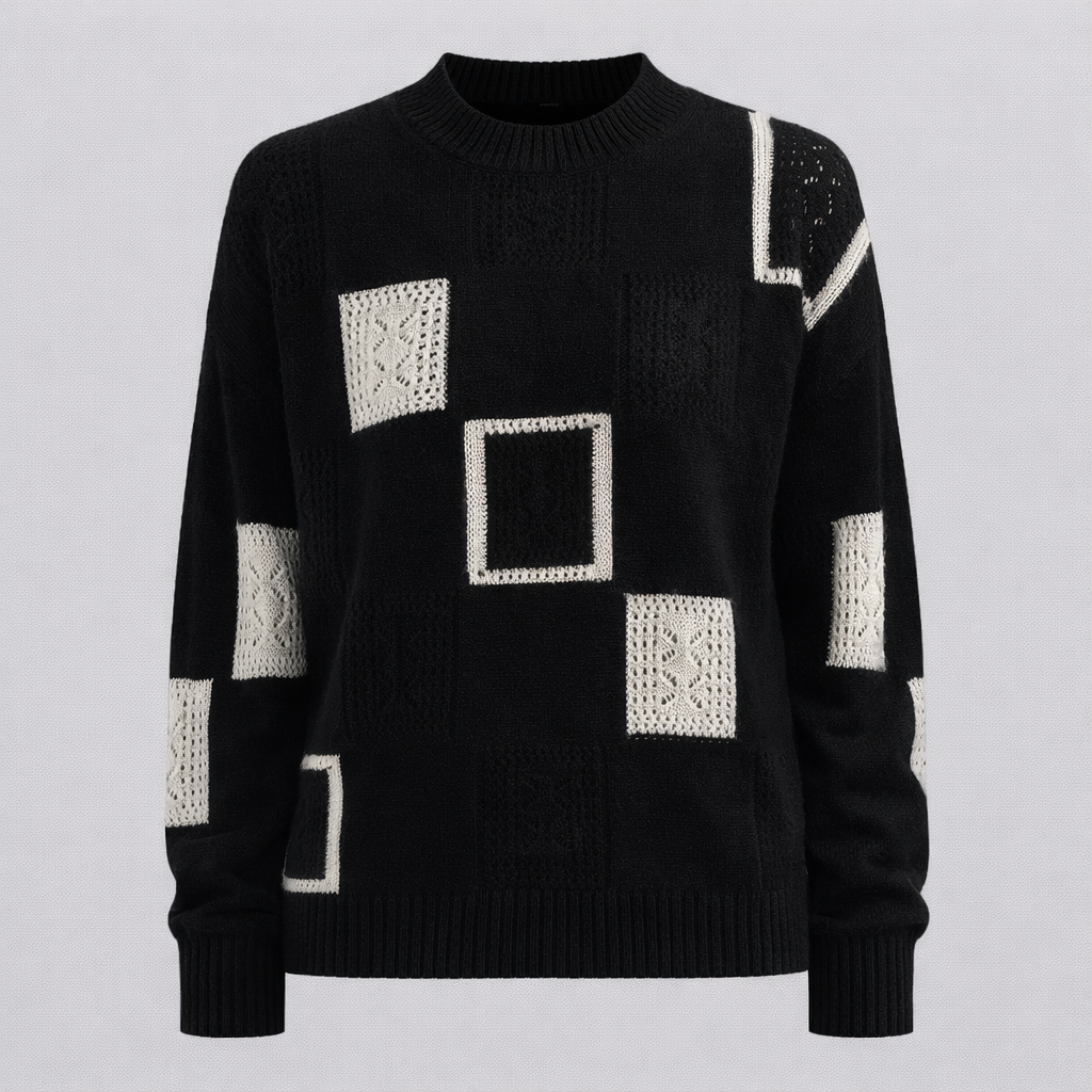 Pull Femme d'Automne Moderne Denim