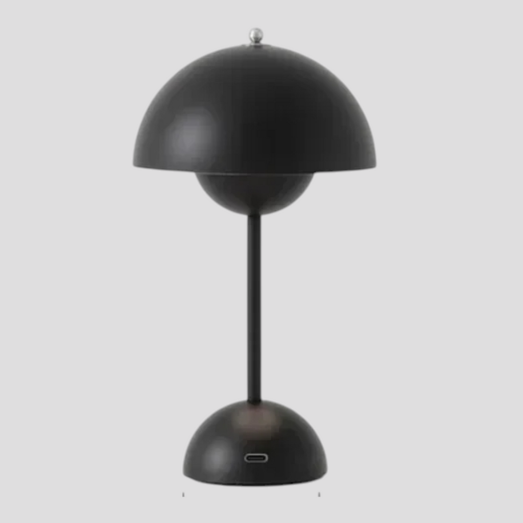 Lampe de Table LED Rechargeable USB – Design Champignon, 30 cm