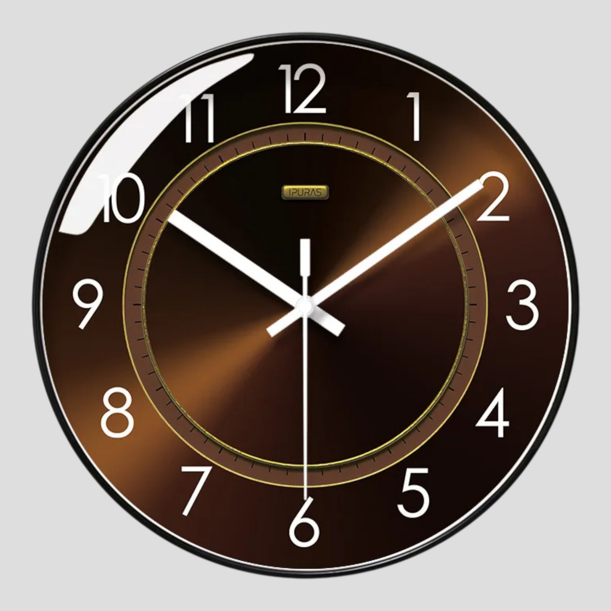 Horloge Murale Design Élégante en Verre