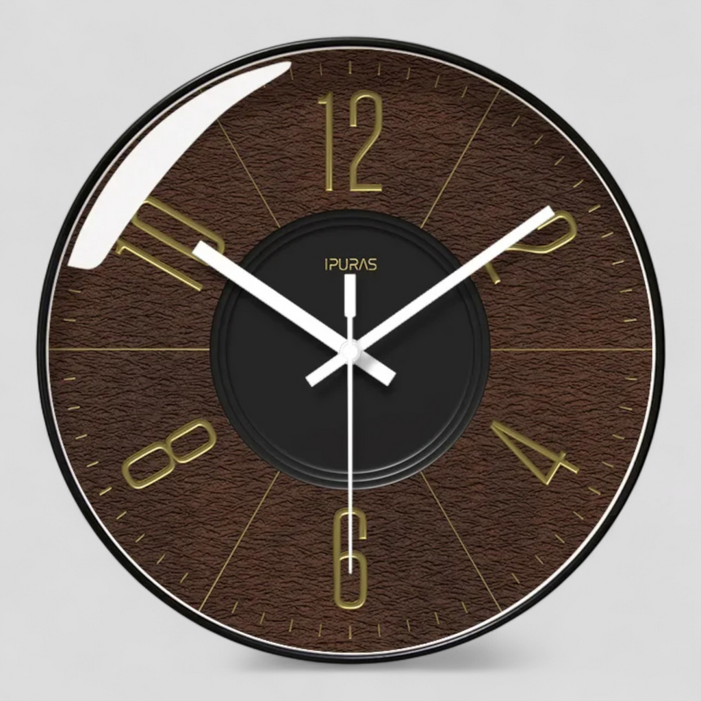 Horloge Murale Vintage au Design Verre