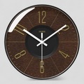 Vintage Wanduhr mit Glasdesign Wohnaccessoires