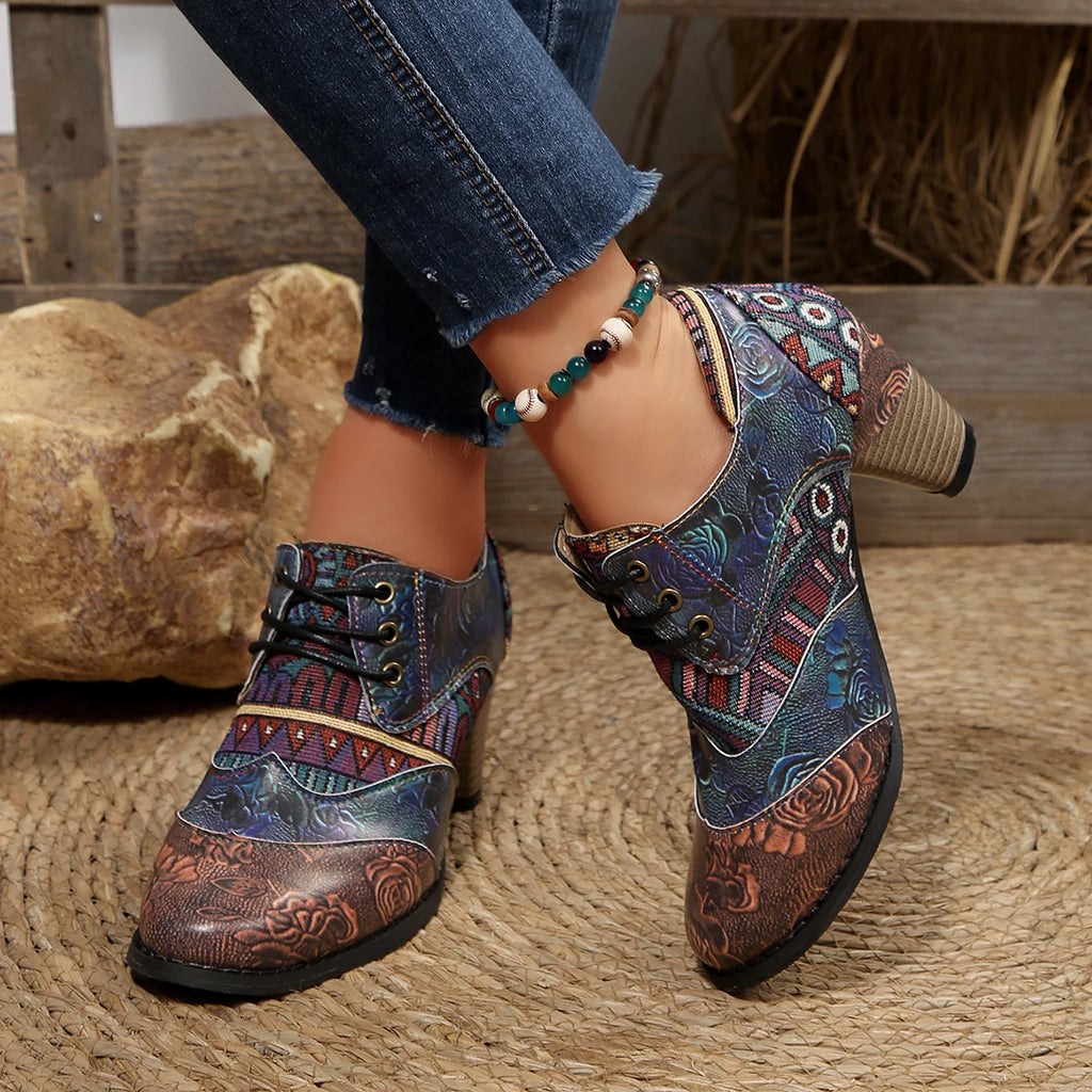 Bottes Femmes Bohème Élégantes Courtes 5