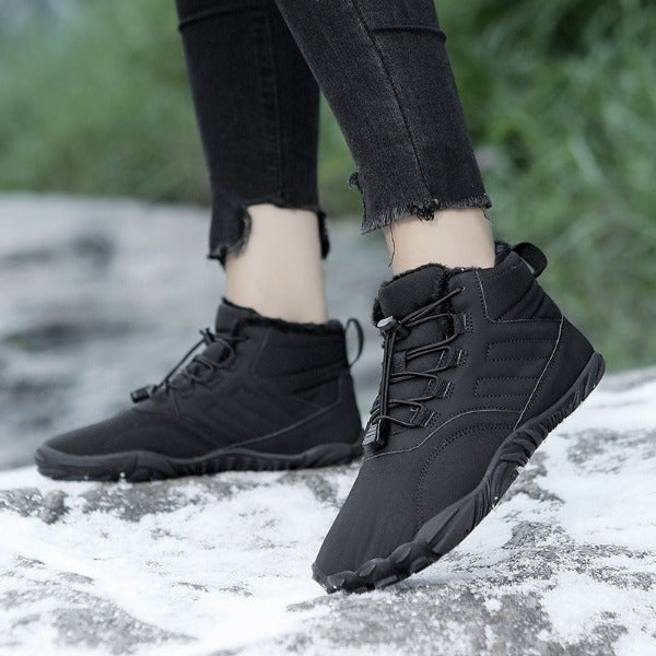 Bottes Hiver Femme Antidérapantes Noires 4