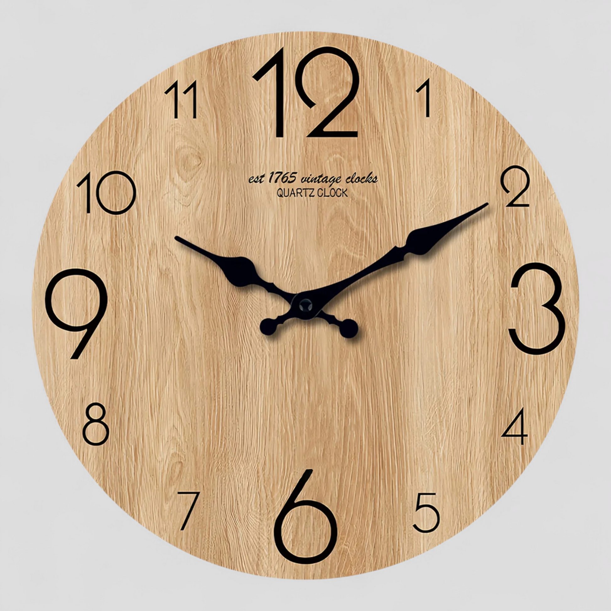 Horloge Murale en Bois au Design Élégant